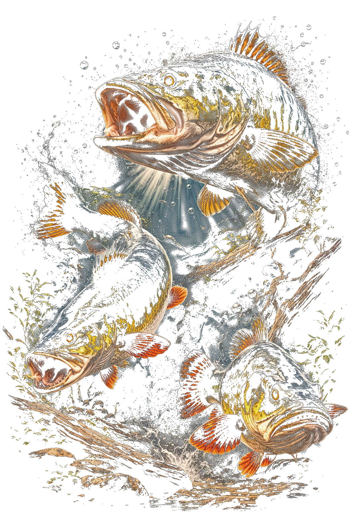 Fantasy Creatures & Wild Animals Graphic T-shirt S-5X Black Only