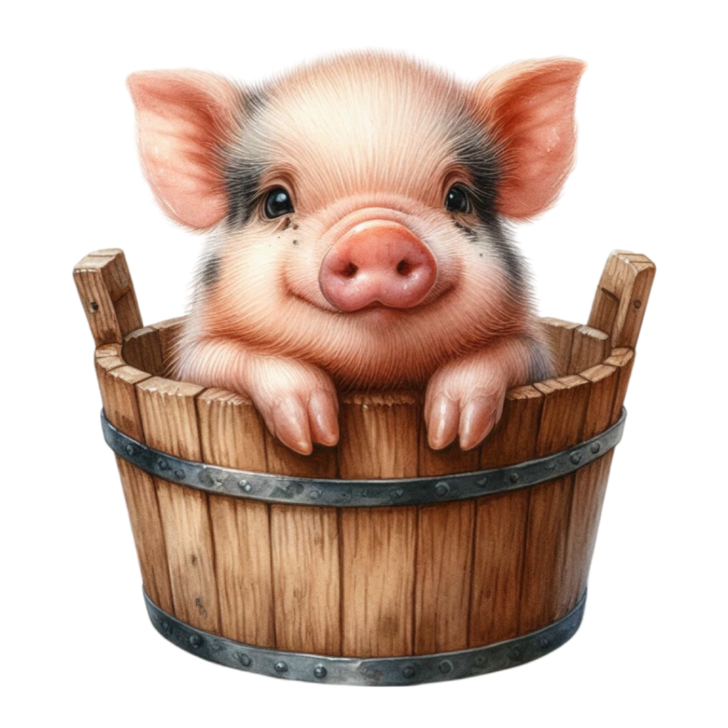 Cute Pigs Heat Transfer