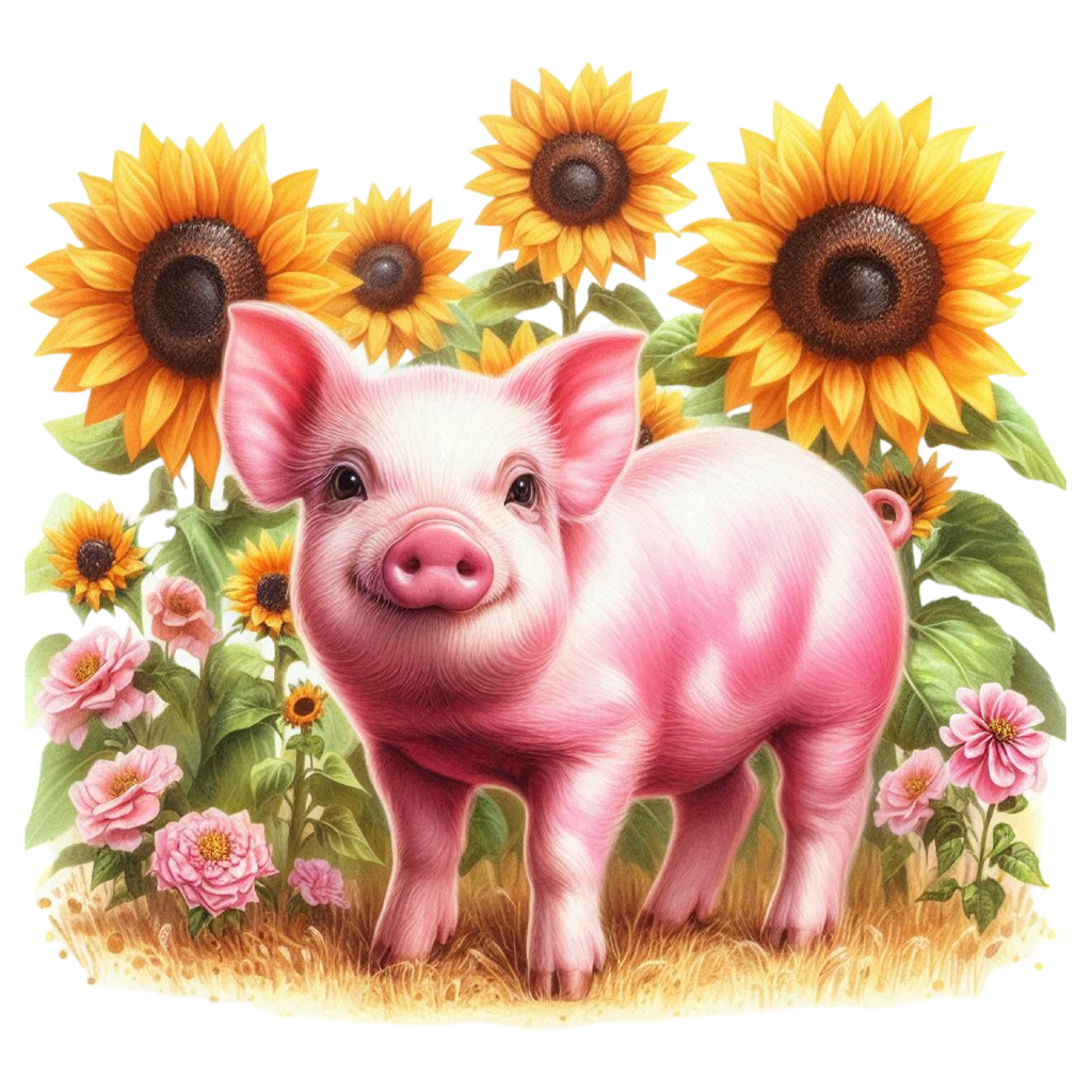 Cute Pigs Heat Transfer