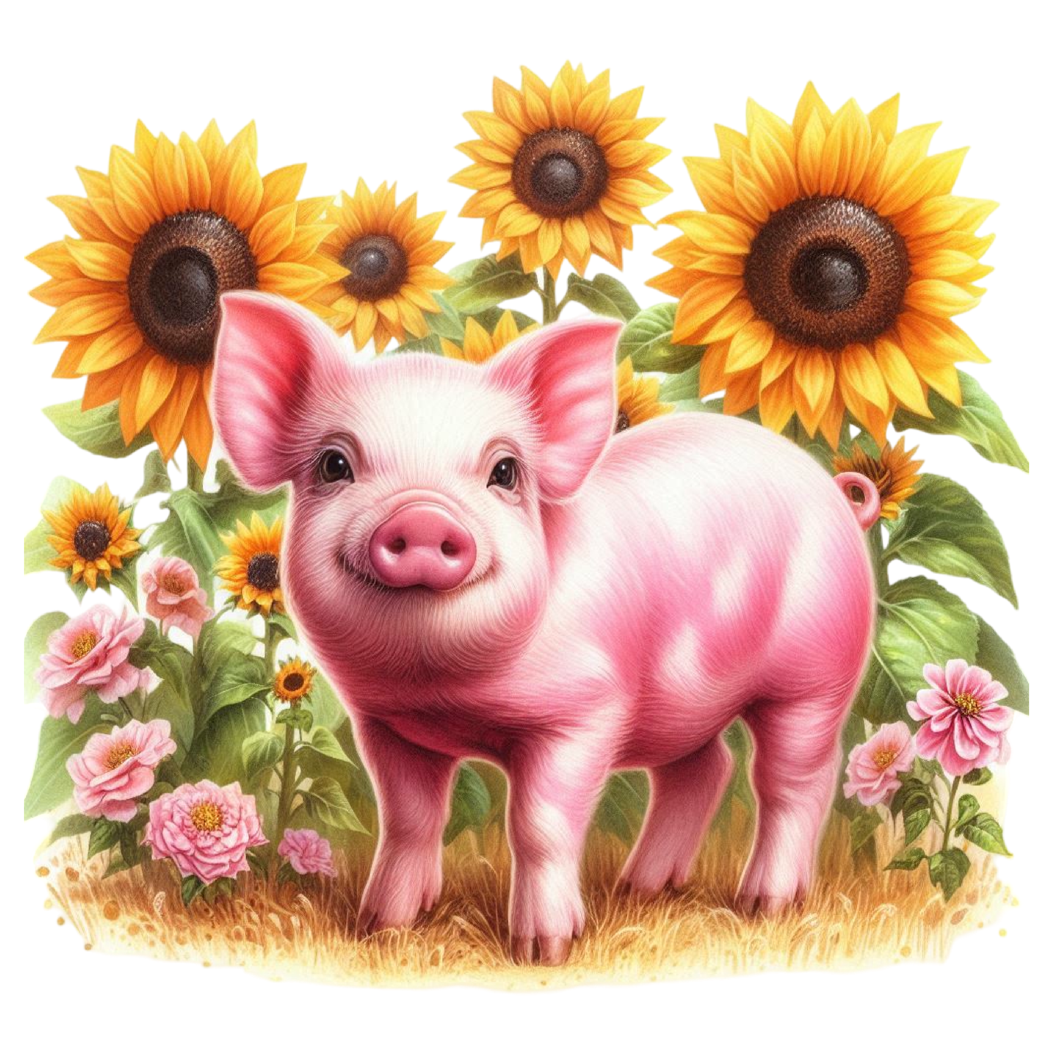 Cute Pigs Heat Transfer