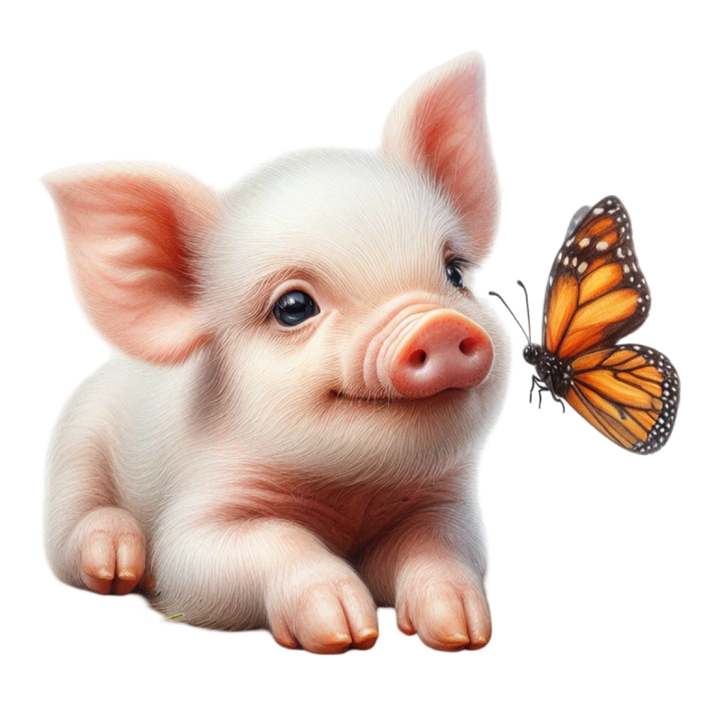 Cute Pigs Heat Transfer