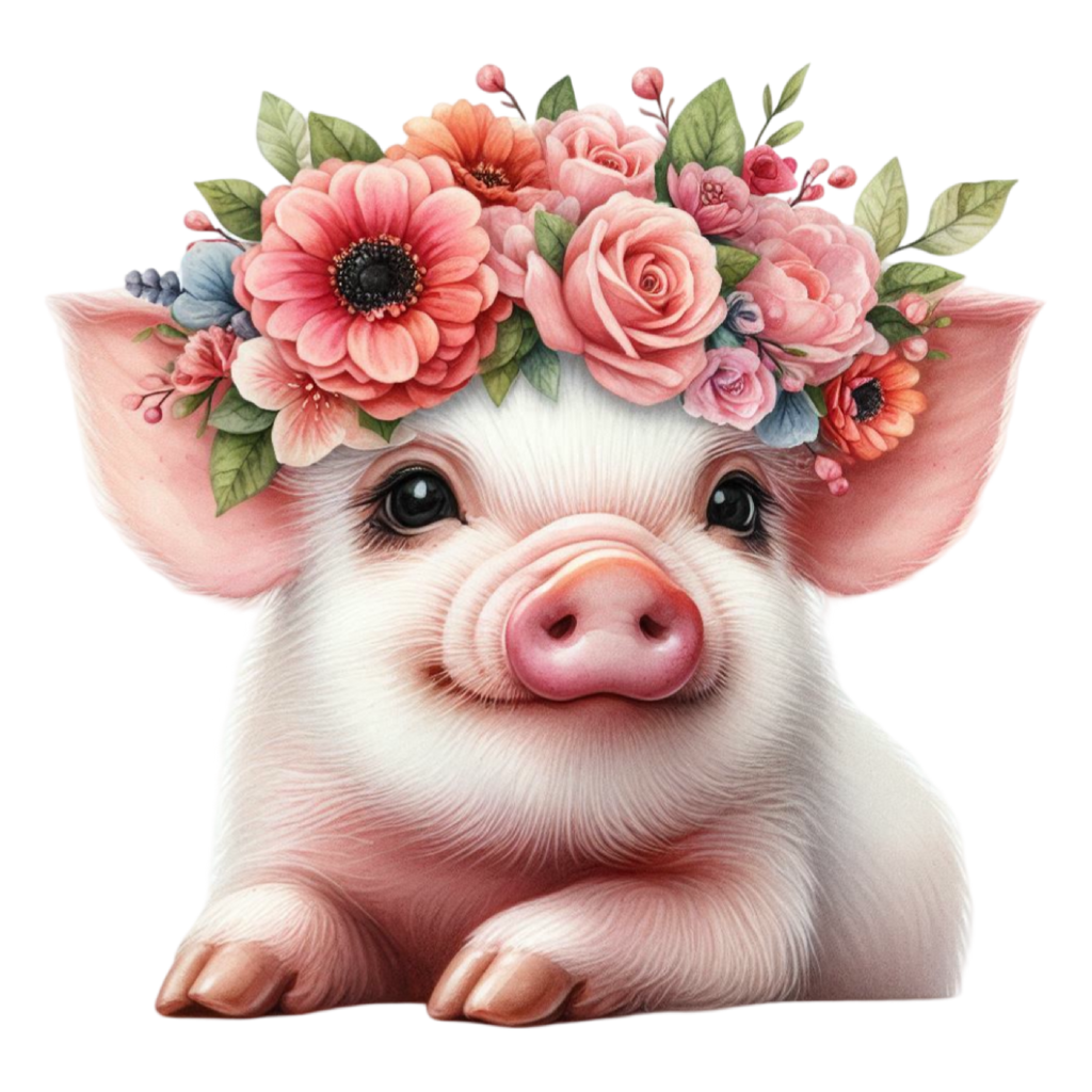 Cute Pigs Heat Transfer