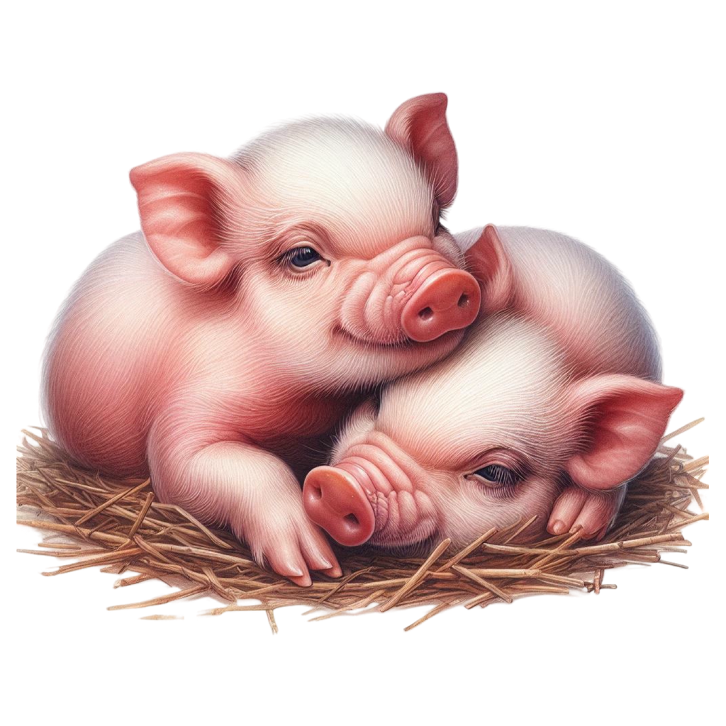 Cute Pigs Heat Transfer