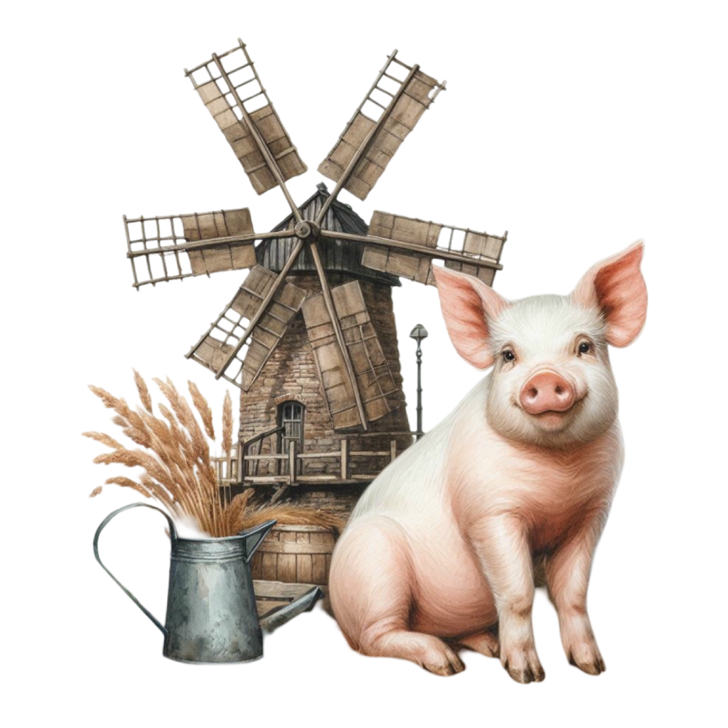 Cute Pigs Heat Transfer