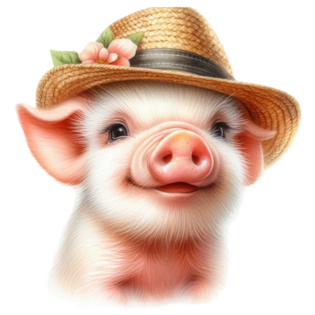 Cute Pigs Heat Transfer