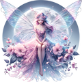 Romantasy Moon Fairy Heat Transfer