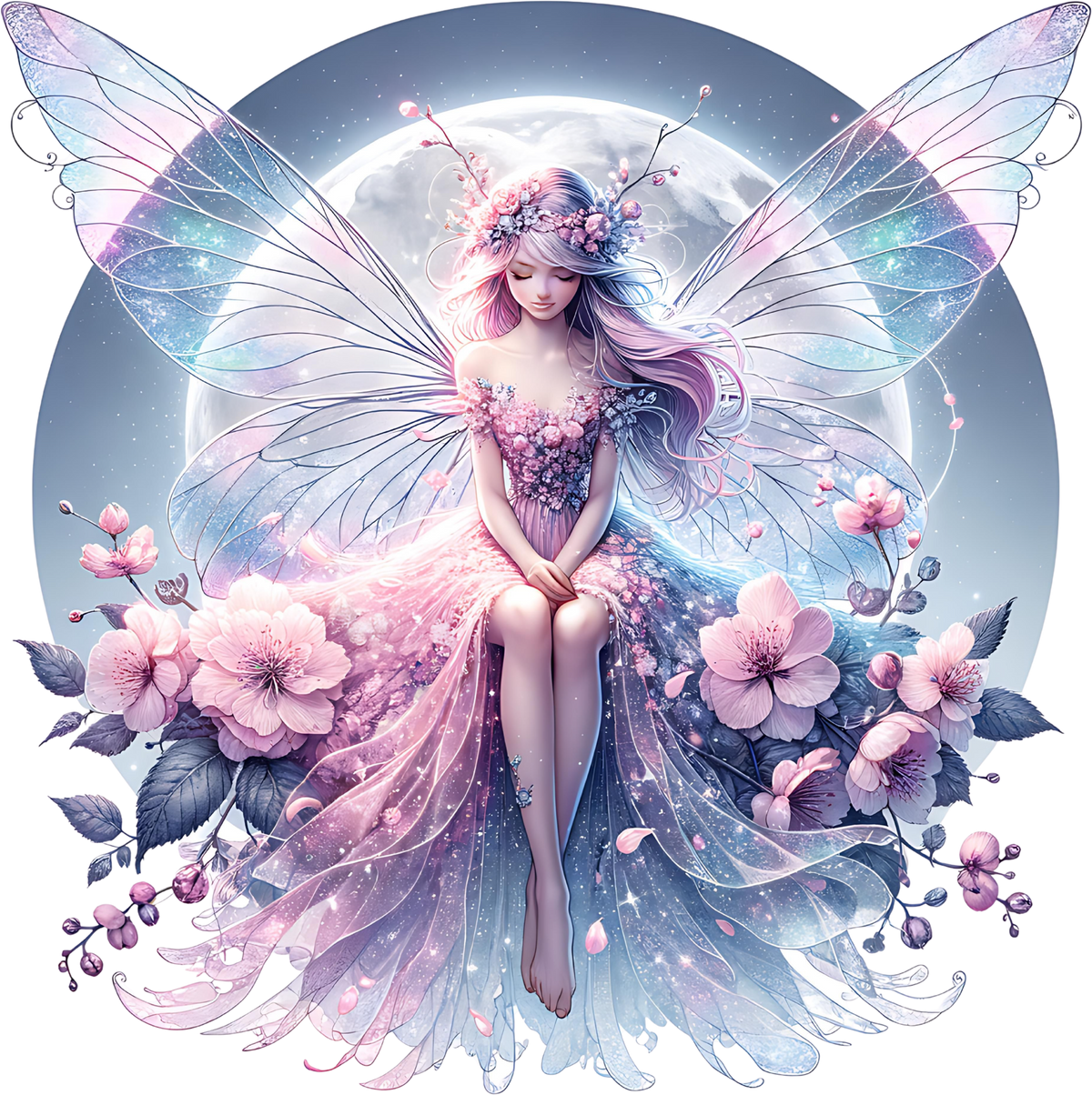 Romantasy Moon Fairy Heat Transfer