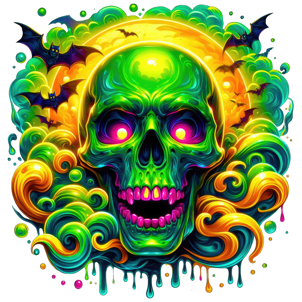 Horror Skulls Graphic T-shirt S-5X