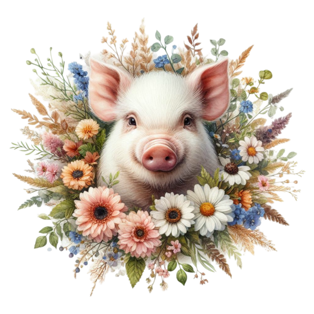 Cute Pigs Heat Transfer