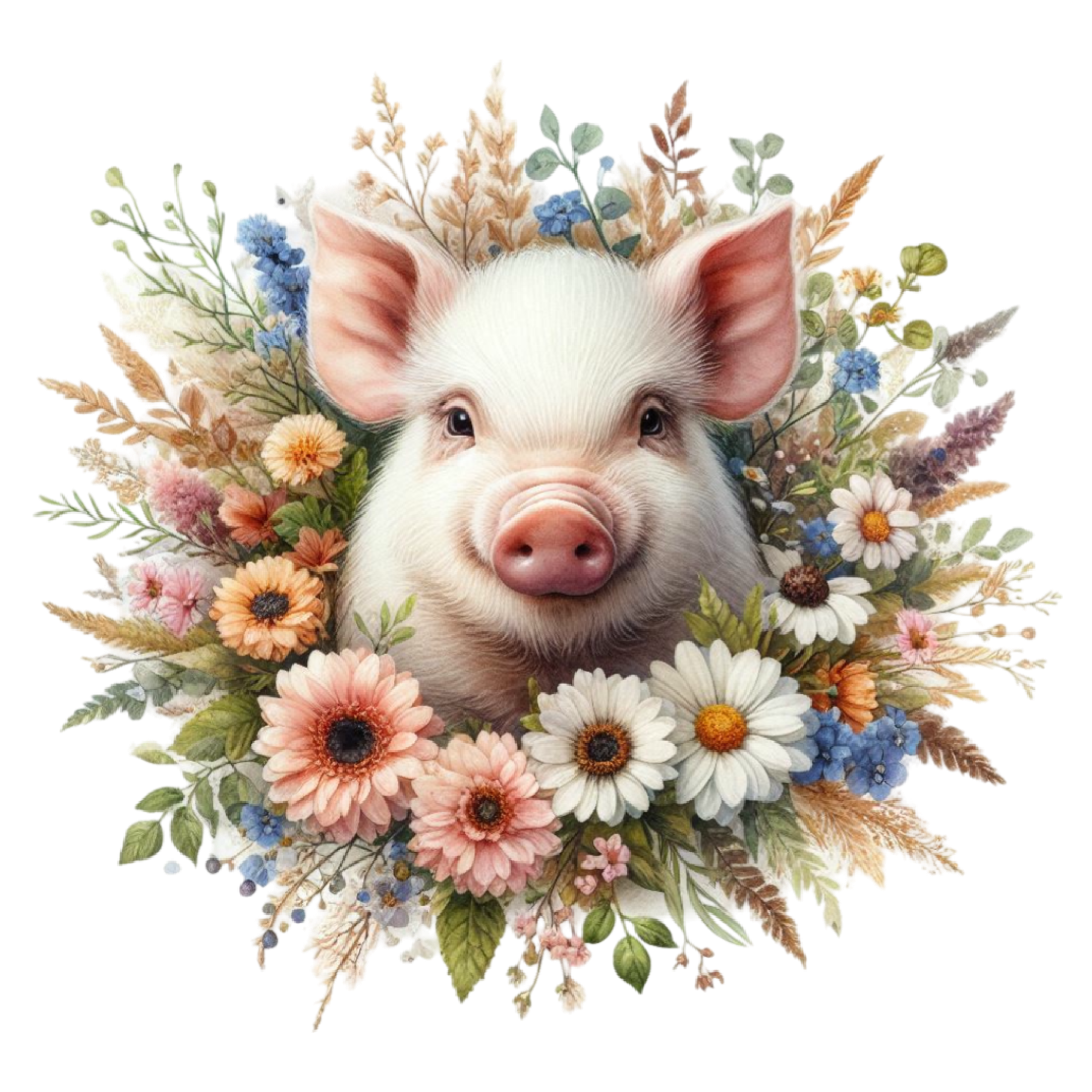 Cute Pigs Heat Transfer