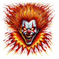 Psycho Clowns Heat Transfer