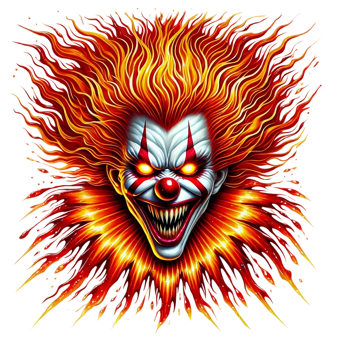 Psycho Clowns Heat Transfer