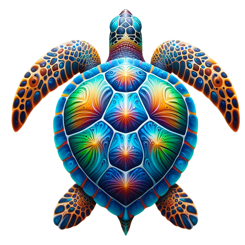 10 Turtles Graphic T-shirt S-5X