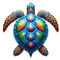 10 Turtles Graphic T-shirt S-5X