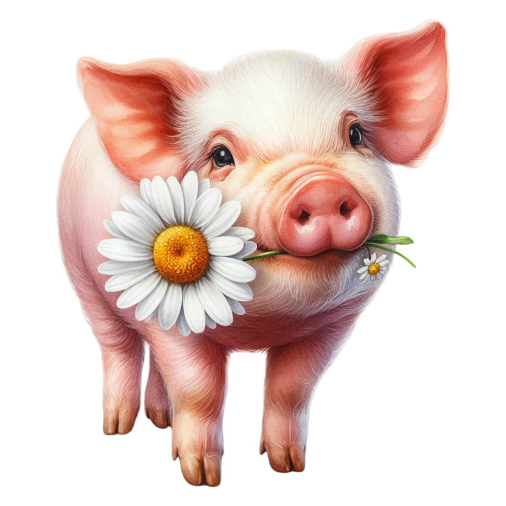 Cute Pigs Heat Transfer