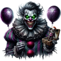 Spooky Clowns Heat Transfer