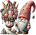 Ice Cream Gnome Heat Transfer