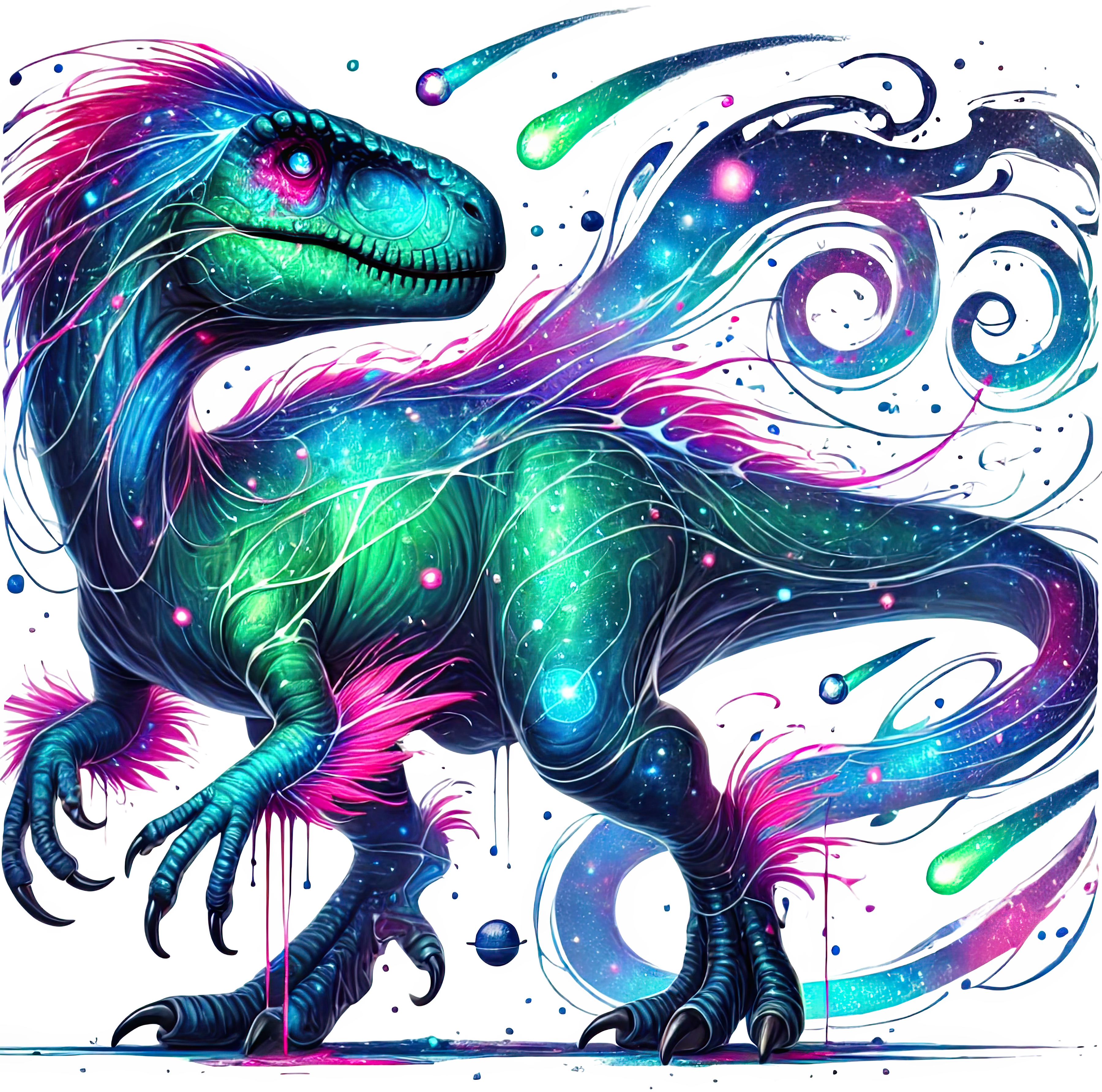 Cosmic Dinosaurs Heat Transfer