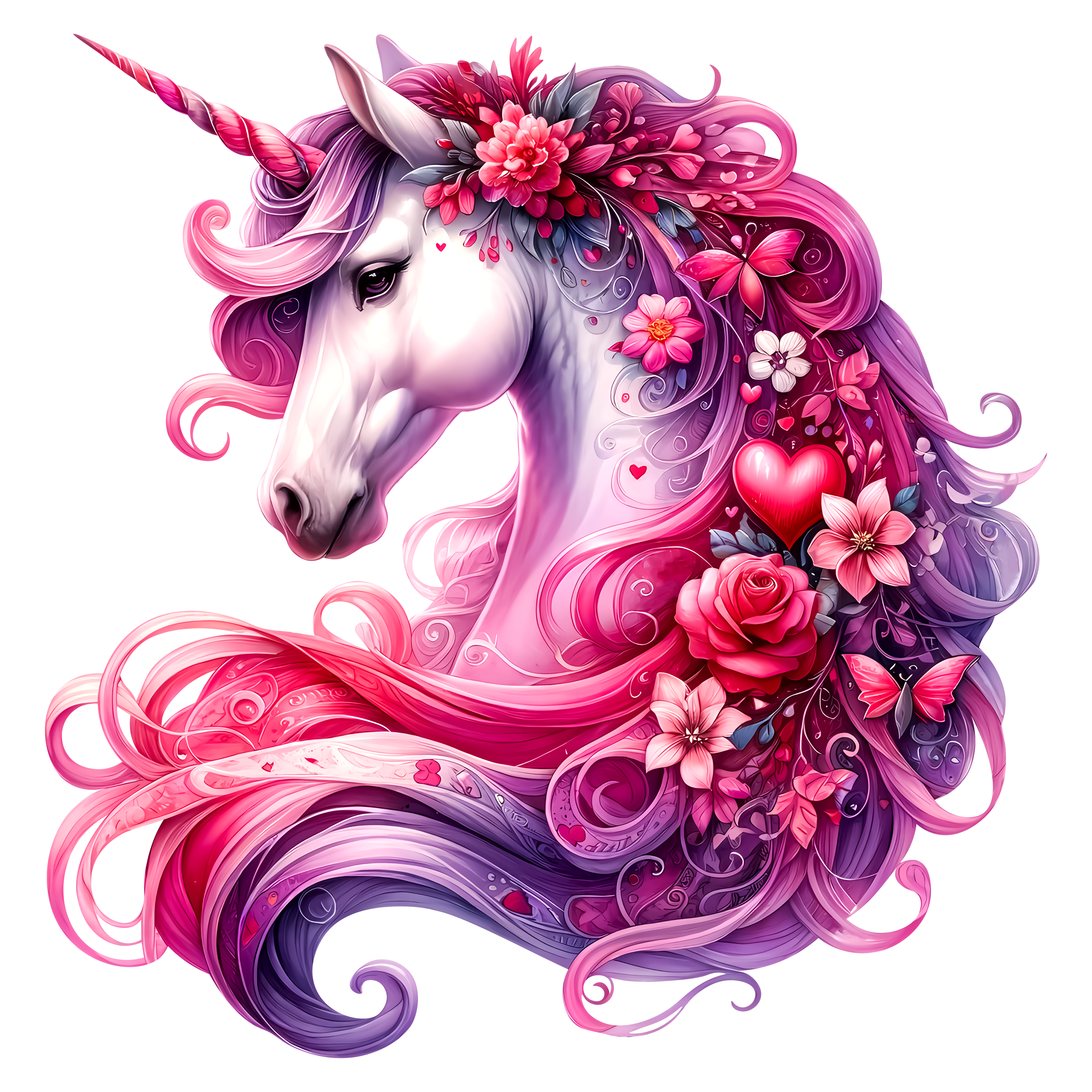 Unicorns and Hearts Heat Transfer