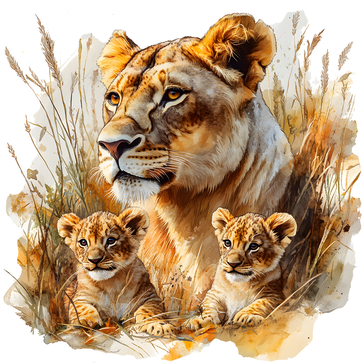 African Safari Animals Heat Transfer