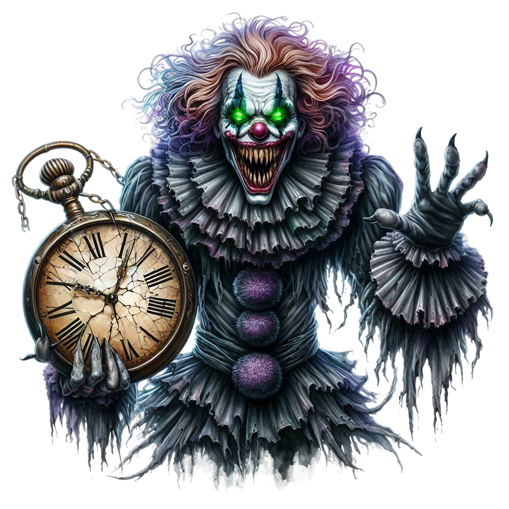 Spooky Clowns Heat Transfer