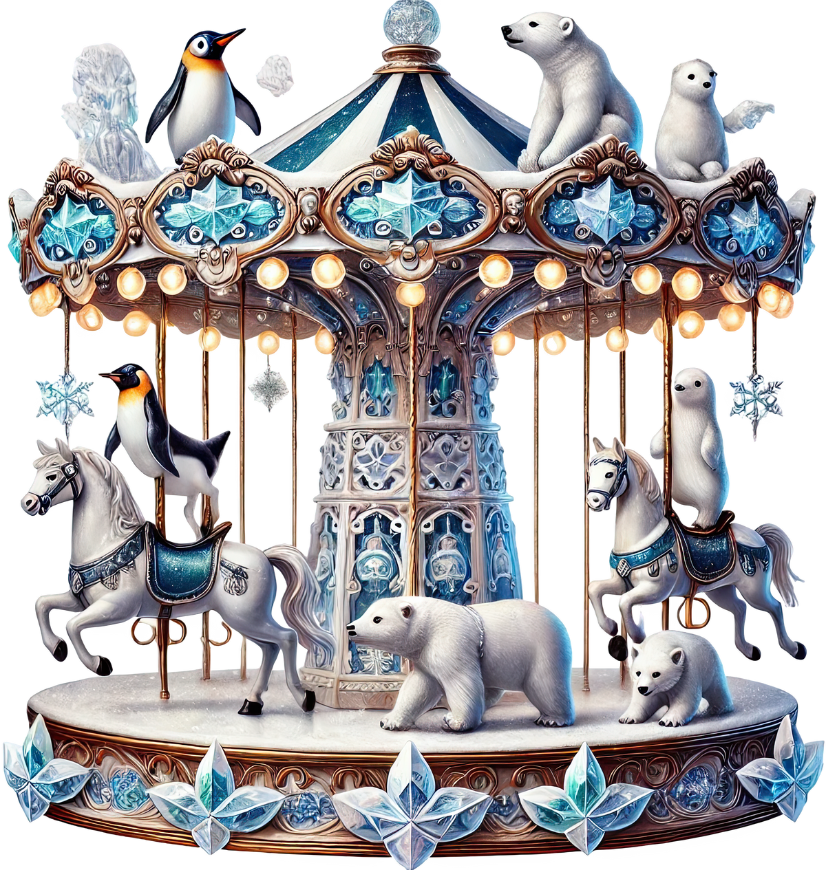 Animal Carousels Heat Transfer