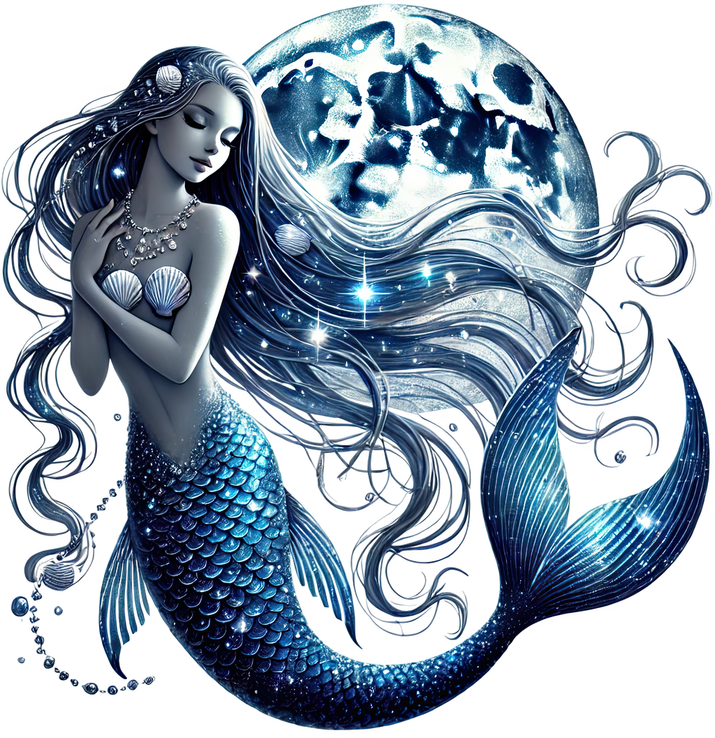 Mystic Mermaids Graphic T-shirt S-5X