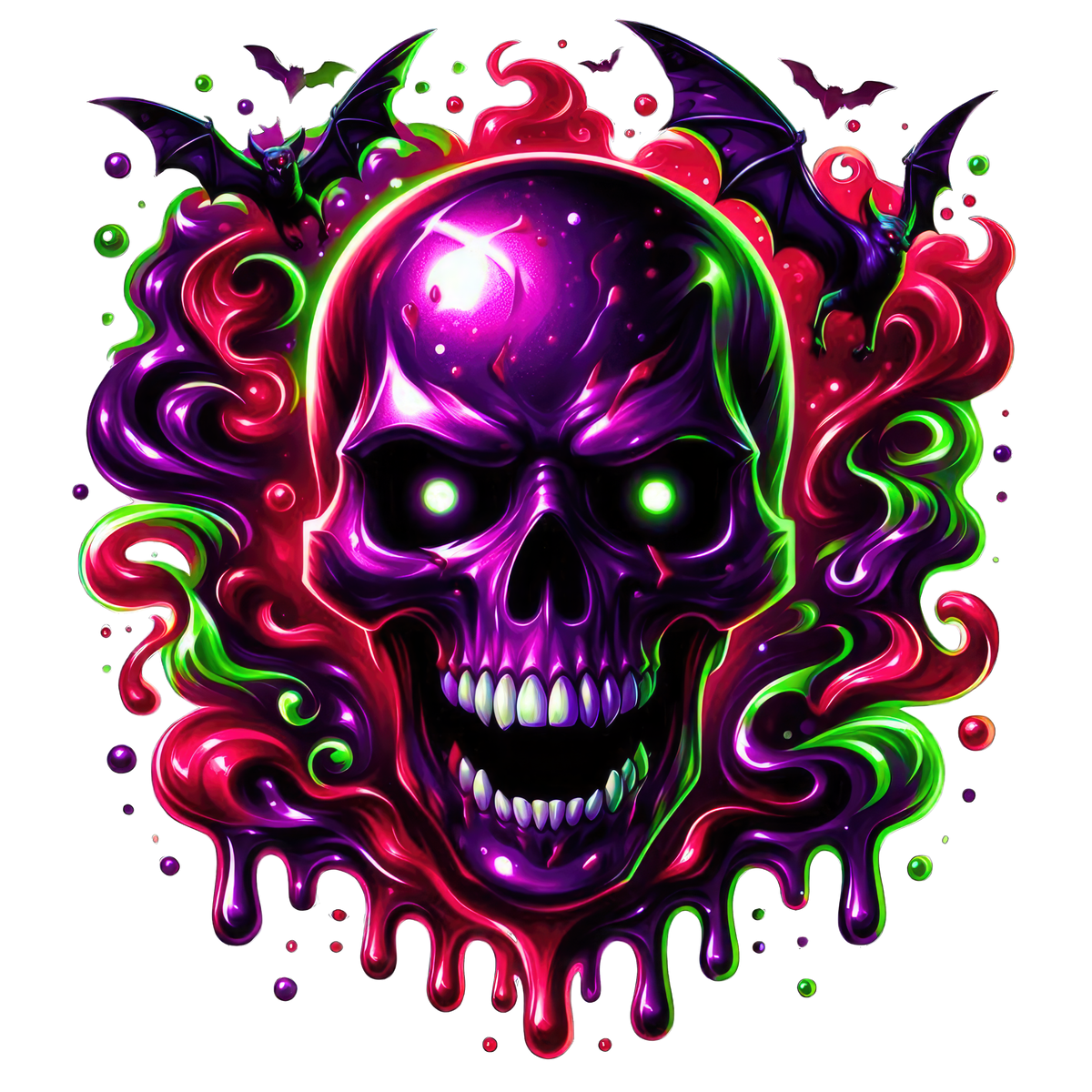Horror Skulls Graphic T-shirt S-5X