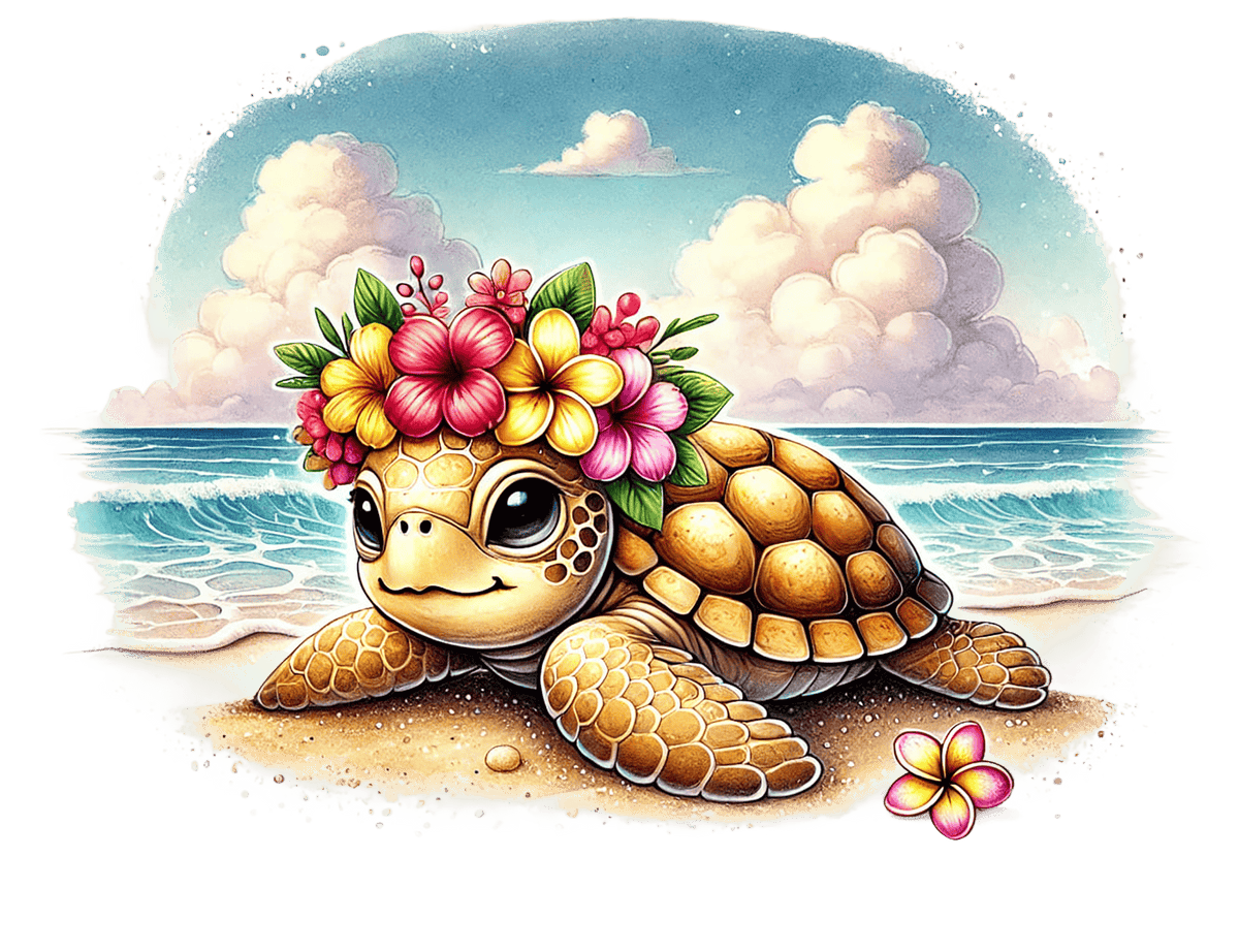 Baby Sea Turtles P1 Heat Transfer