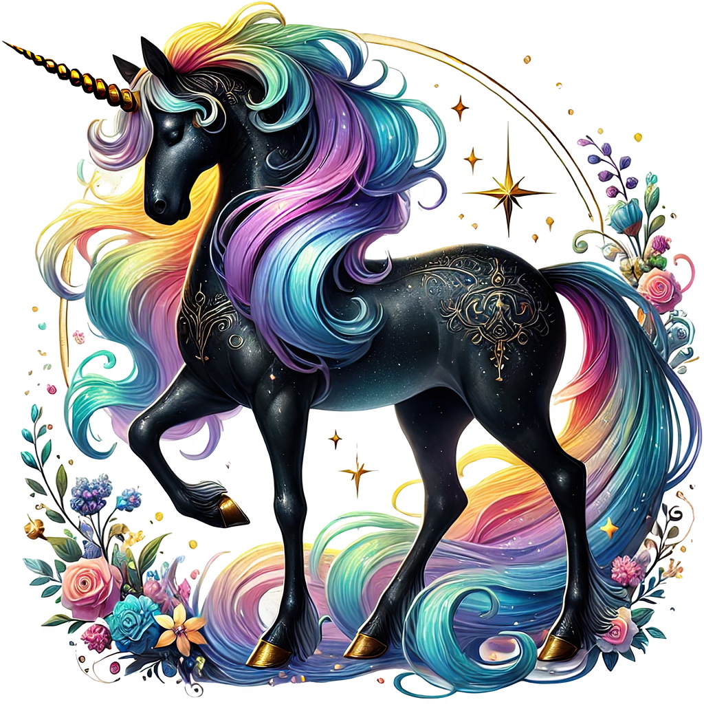 Black Unicorns Heat Transfer