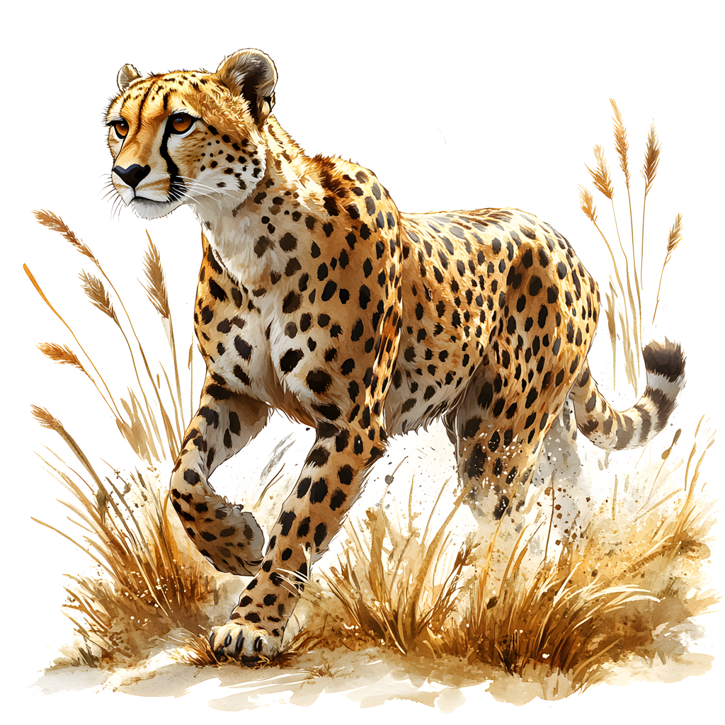 African Safari Animals Heat Transfer