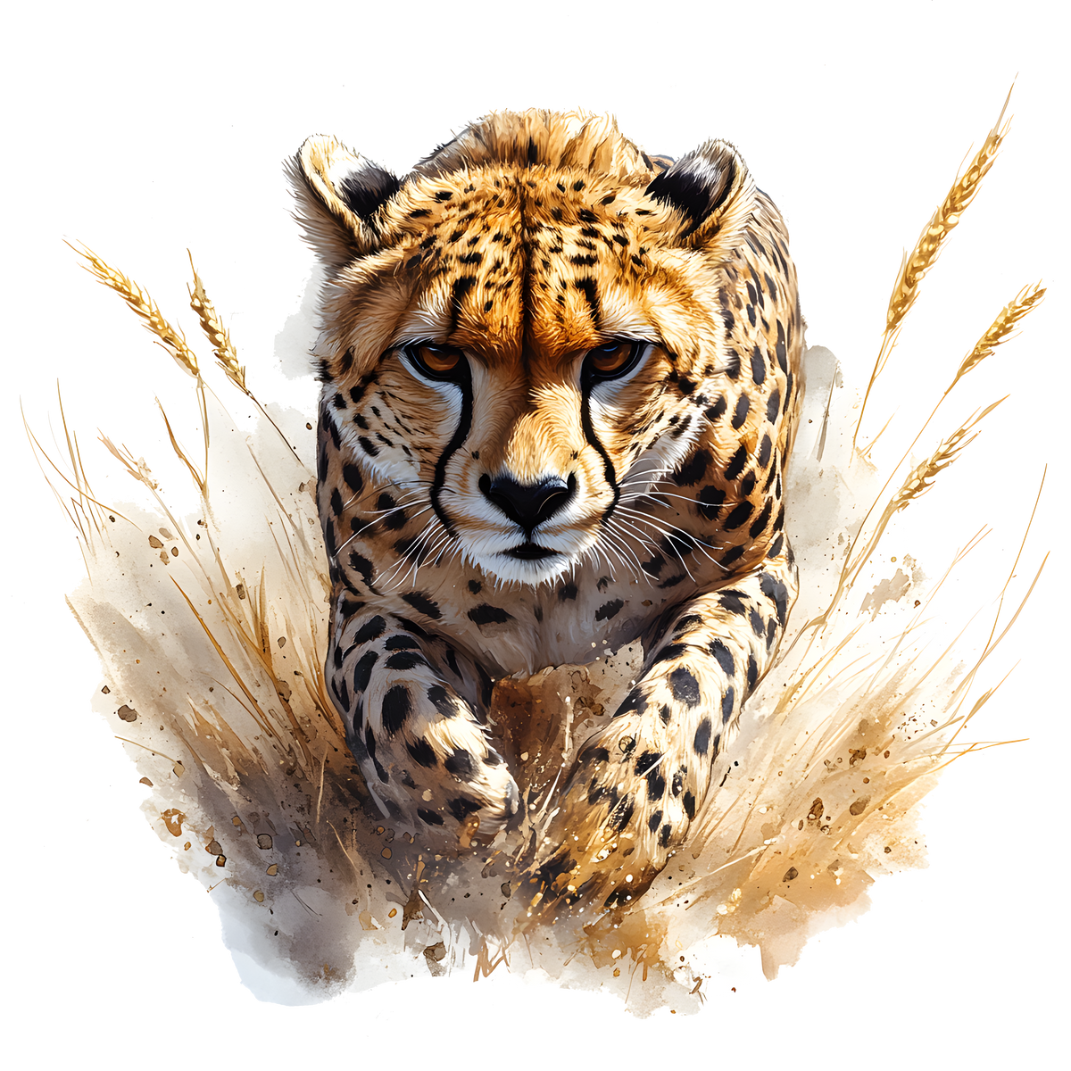 African Safari Animals Heat Transfer