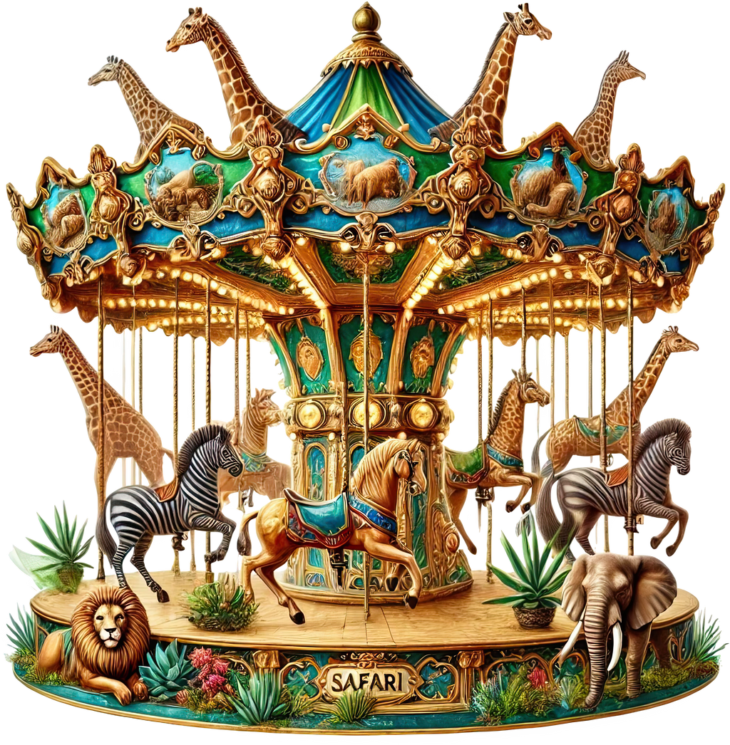 Animal Carousels Heat Transfer