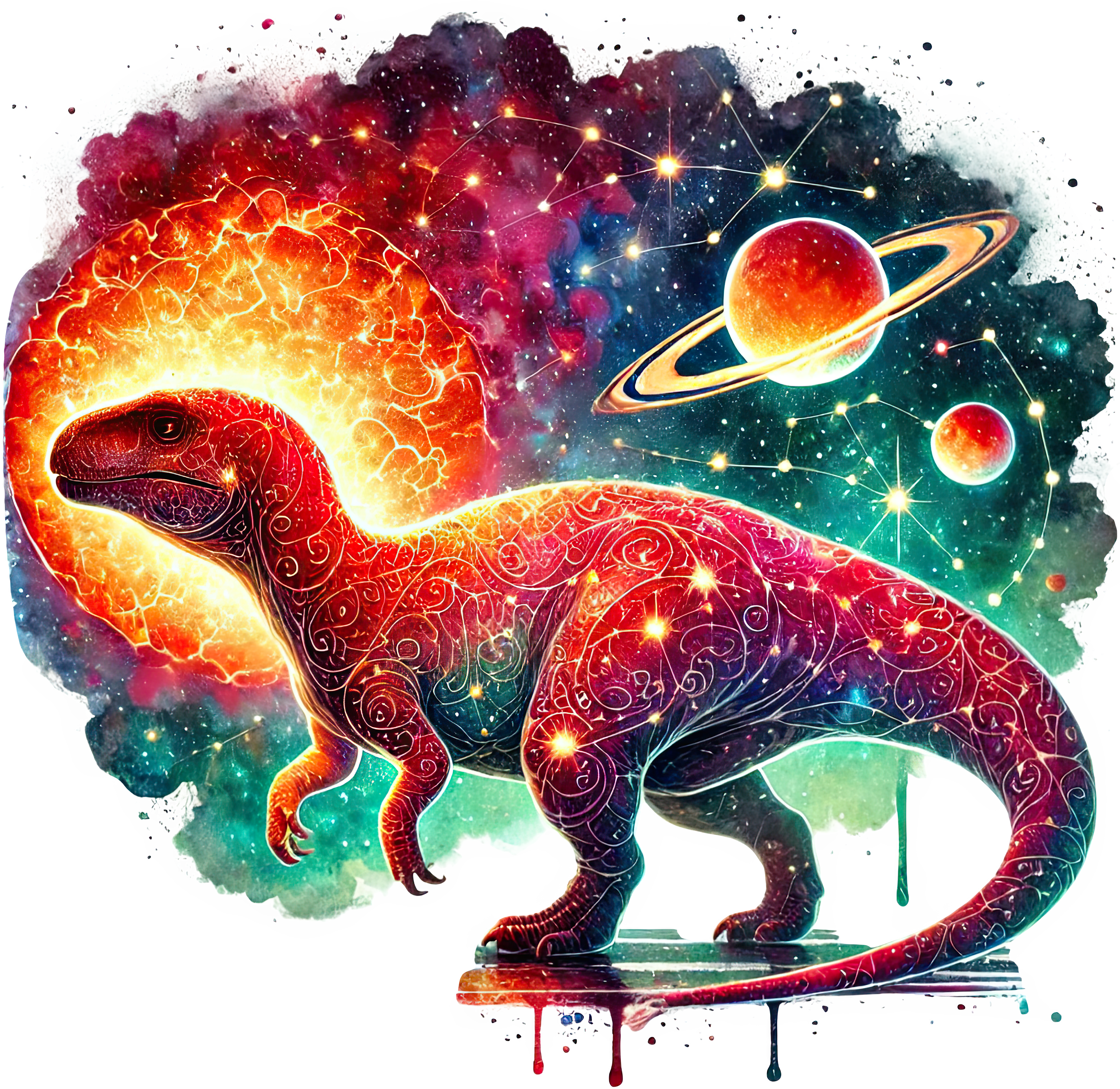 Cosmic Dinosaurs Heat Transfer