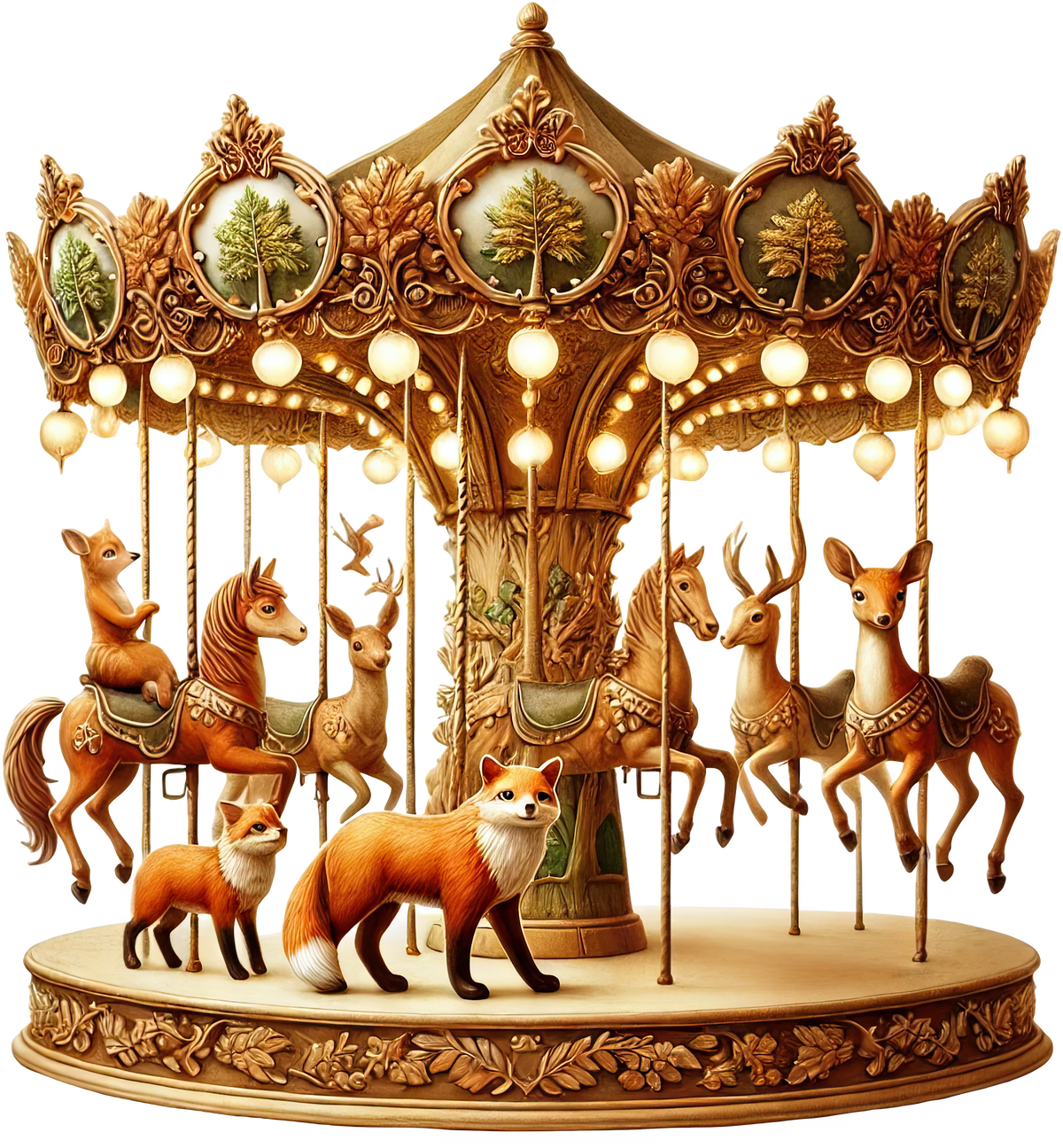 Animal Carousels Heat Transfer