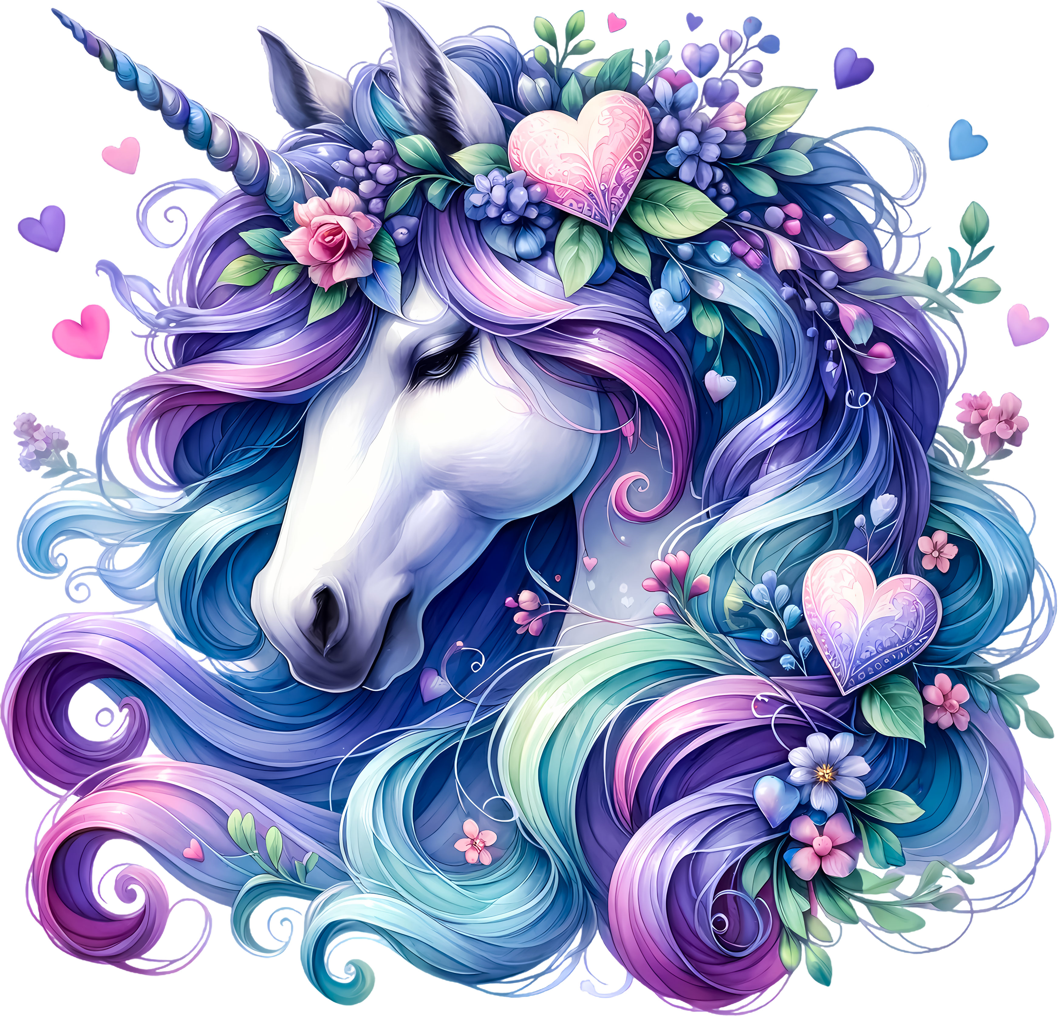 Unicorns and Hearts Heat Transfer