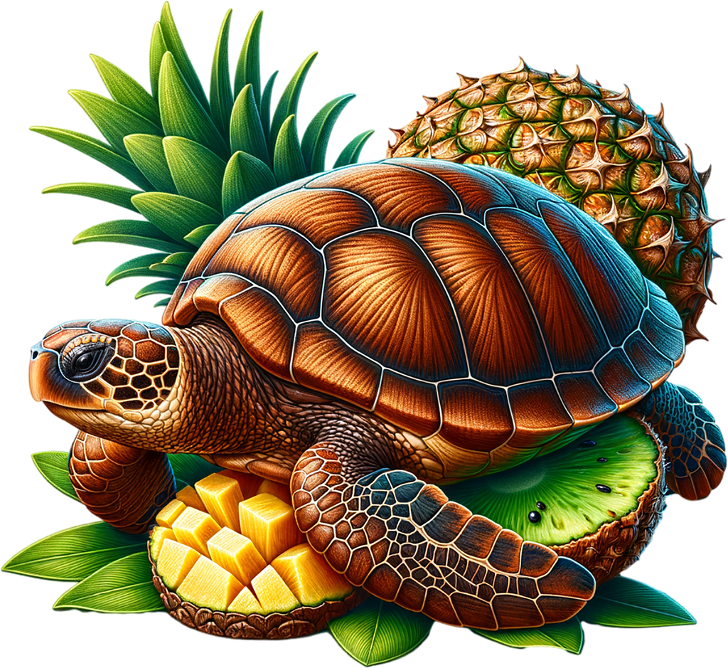 Tropical Turtles Graphic T-shirt S-5X