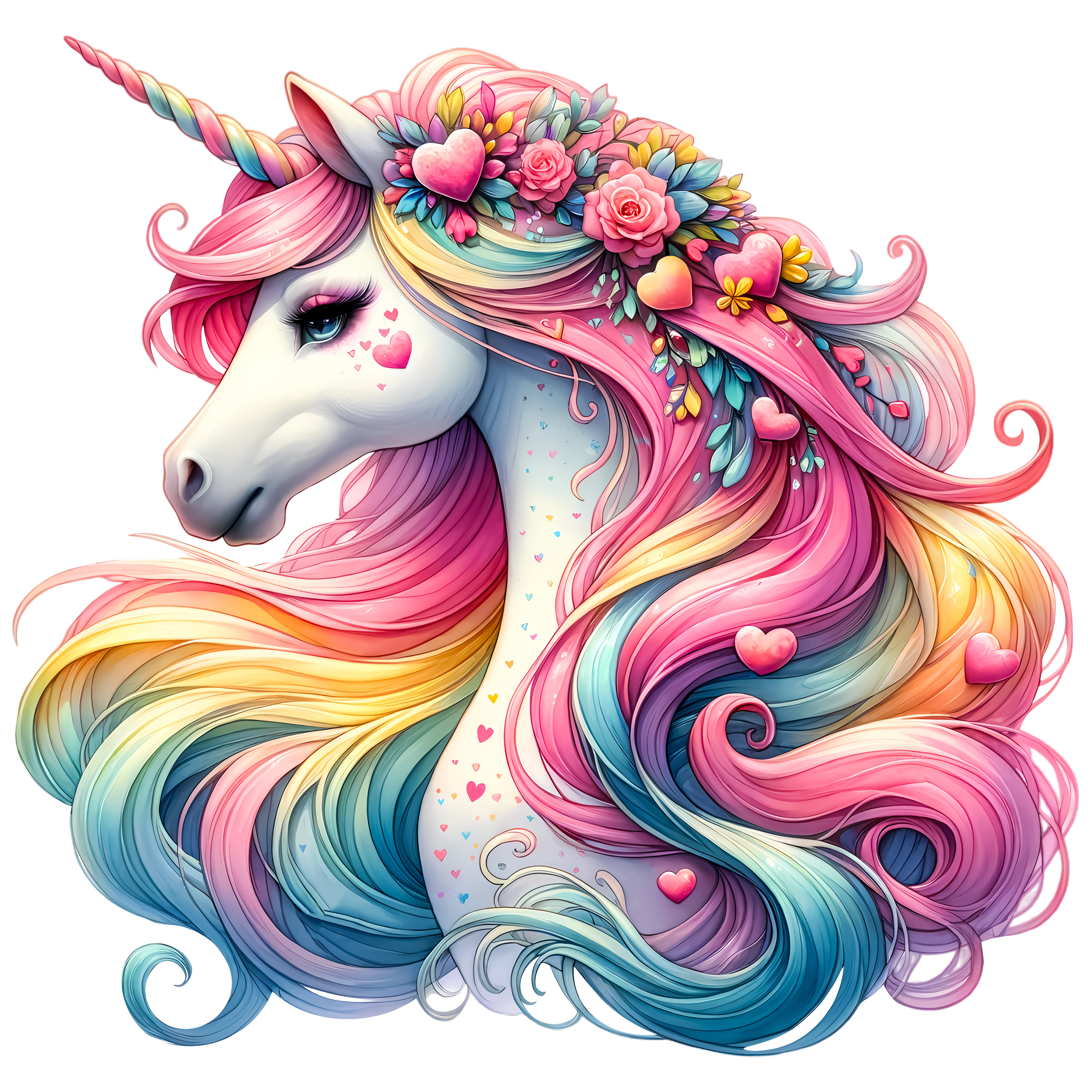Unicorns and Hearts Heat Transfer
