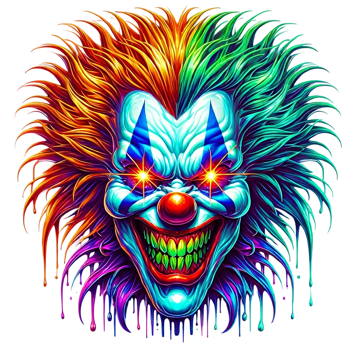 Psycho Clowns Heat Transfer