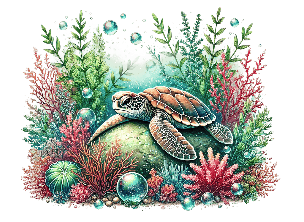 Baby Sea Turtles P1 Heat Transfer