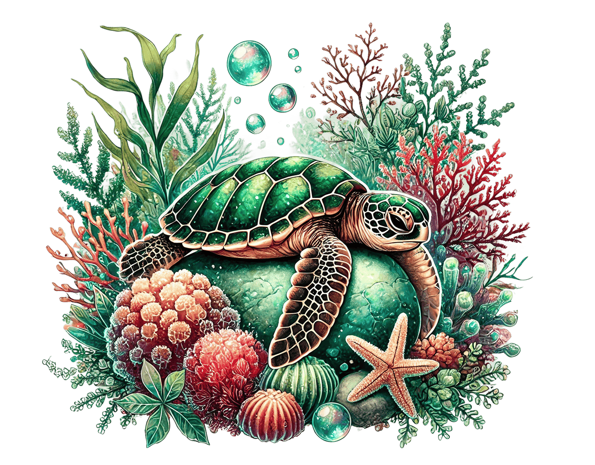 Baby Sea Turtles P1 Heat Transfer