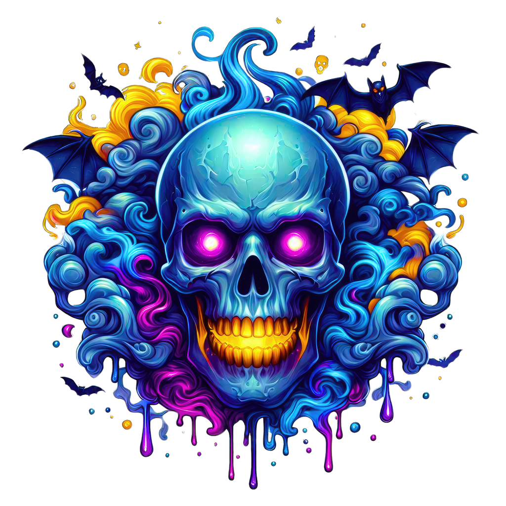 Horror Skulls Graphic T-shirt S-5X