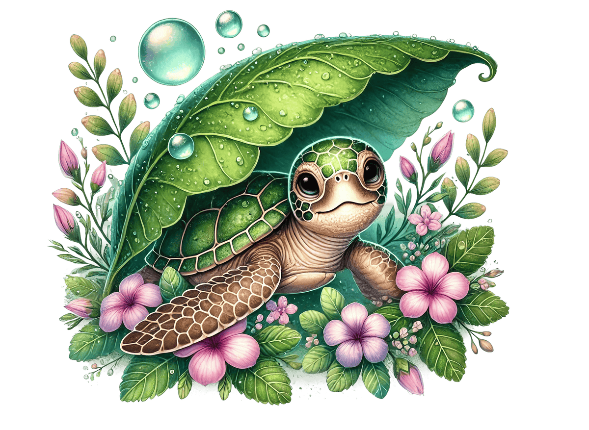 Baby Sea Turtles P1 Heat Transfer