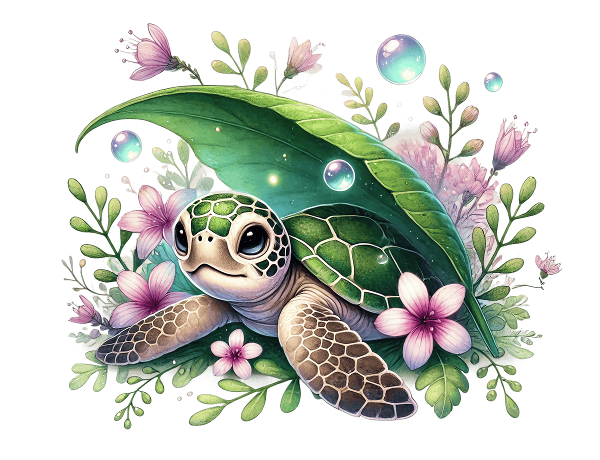 Baby Sea Turtles P1 Heat Transfer