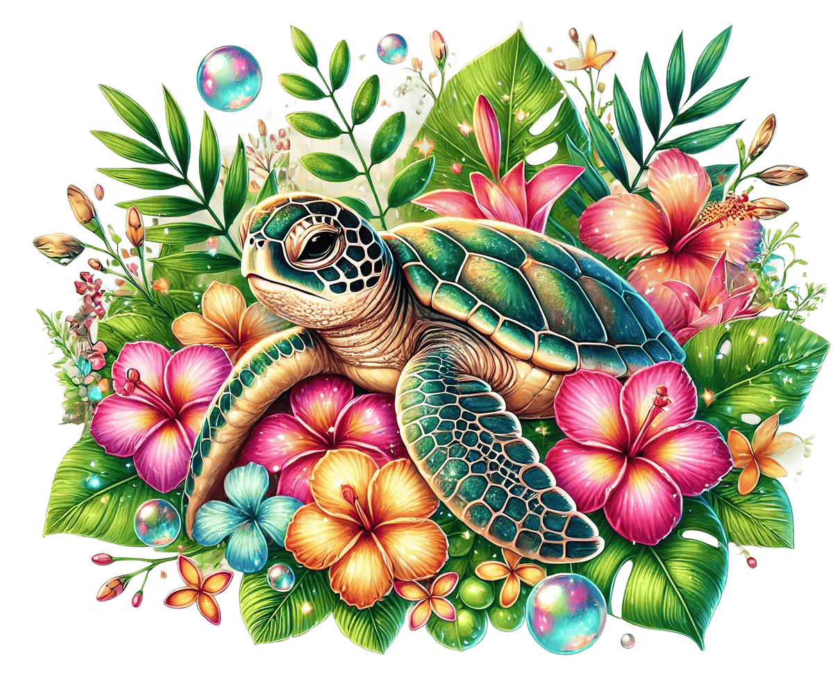 Baby Sea Turtles P1 Heat Transfer