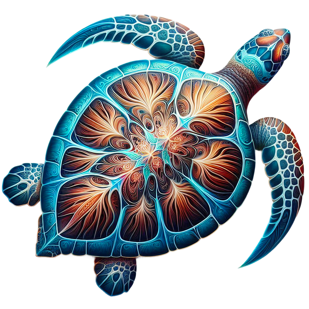 10 Turtles Graphic T-shirt S-5X
