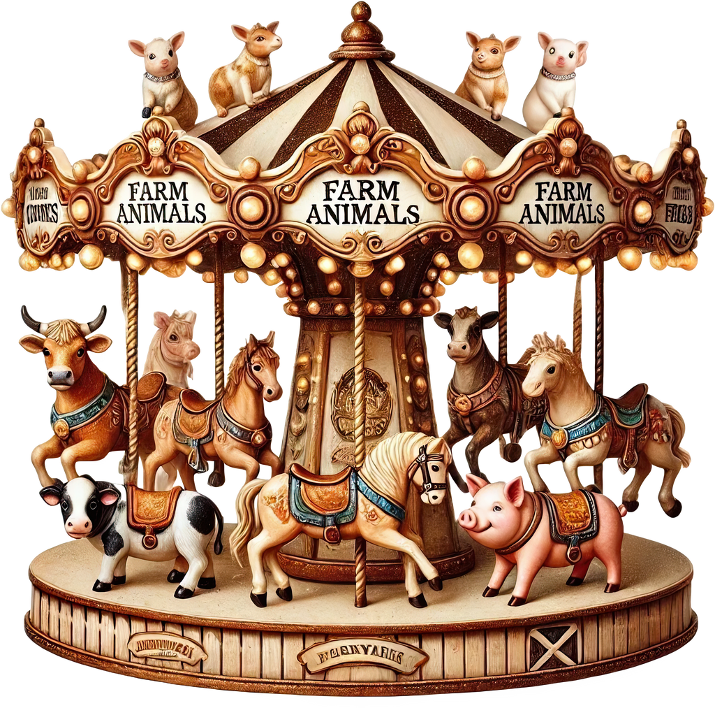 Animal Carousels Heat Transfer