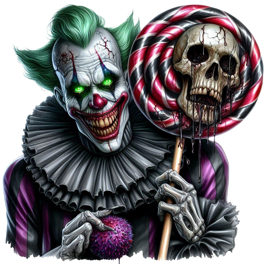Spooky Clowns Heat Transfer