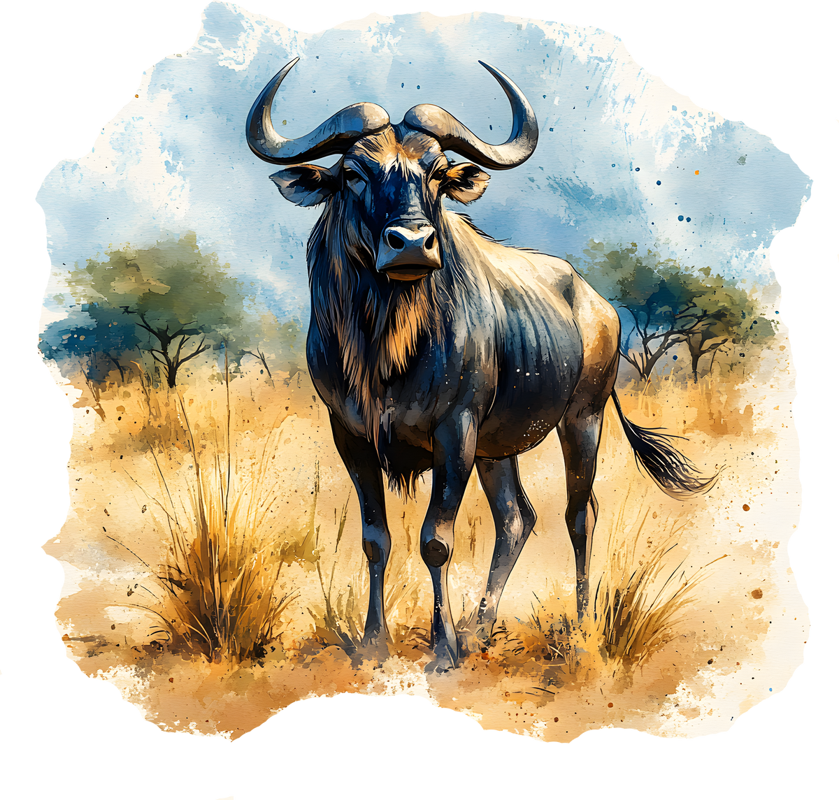 African Safari Animals Heat Transfer