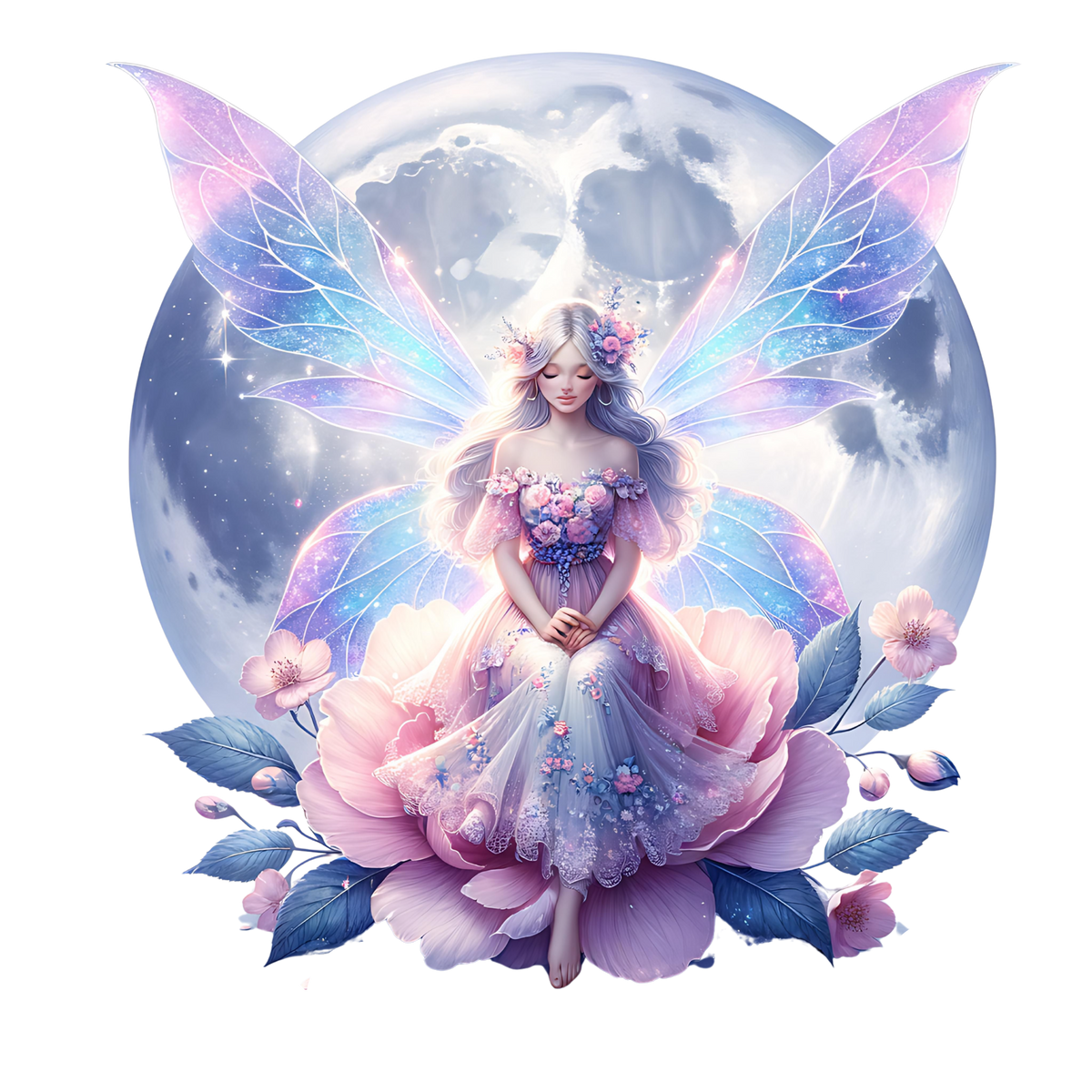 Romantasy Moon Fairy Heat Transfer